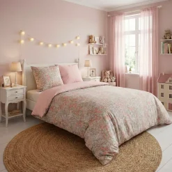 Completo lenzuola per bambini con 2 federe in cotone Pimprenelle Biancheria Da Letto Bambini