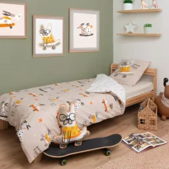 Online Completo lenzuola per bambini con una federa in cotone (140 x 200 cm) Isidore Biancheria Da Letto Bambini