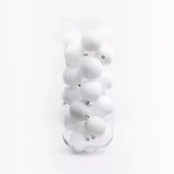 Confezione di 30 palline di Natale (D80 mm) New Alpine Bianco
