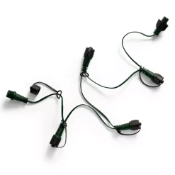 Connettore cavo verde 6 ghirlande sistema LED Collegabili