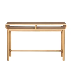 Consolle 2 nicchie in rovere massiccio (120 x 76 cm) Tulum Naturale