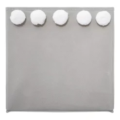Contenitore portaoggetti bambino (29 x 29 cm) 5 Pon pon Grigio