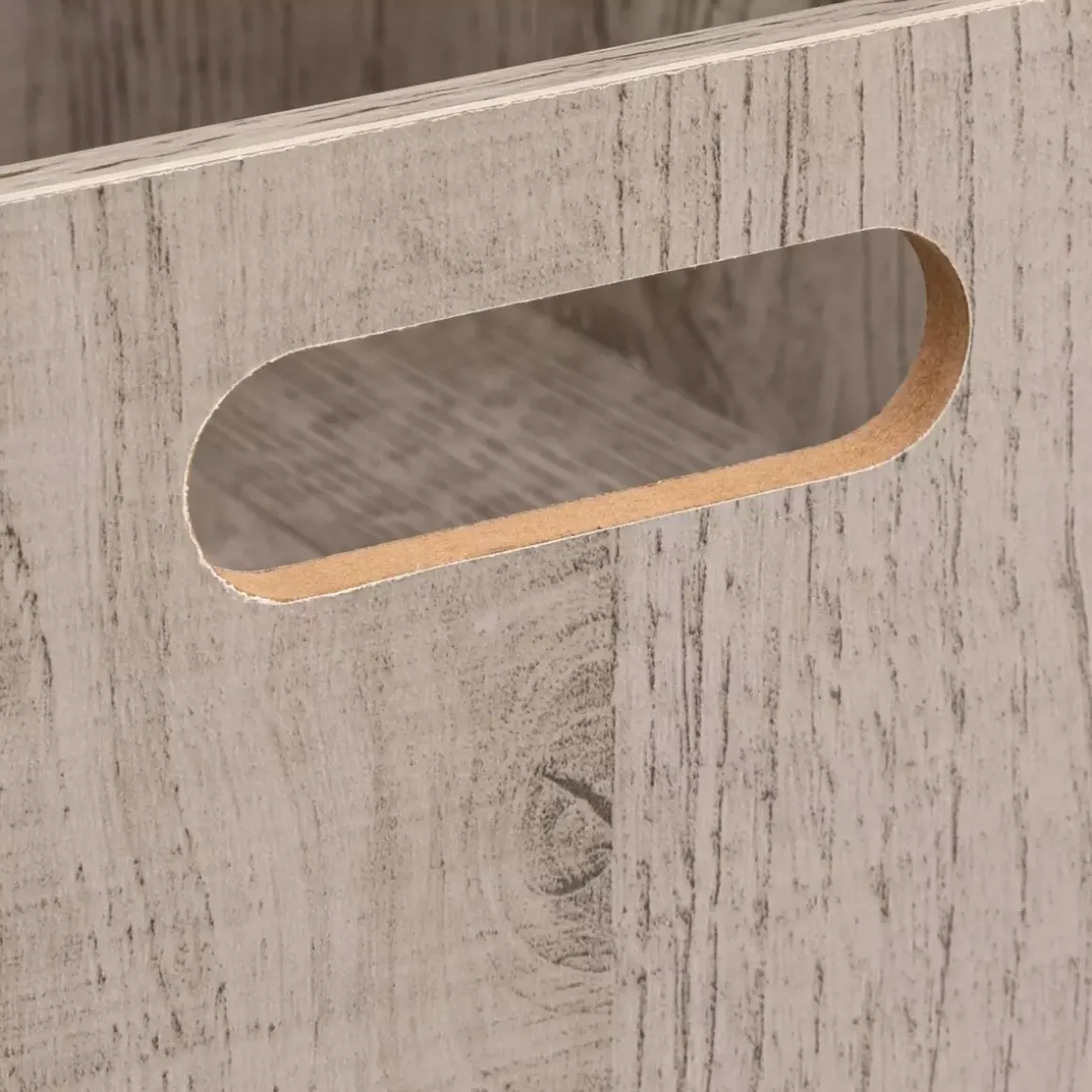 Contenitore (31 x 31 x 15 cm) Mano Grigio