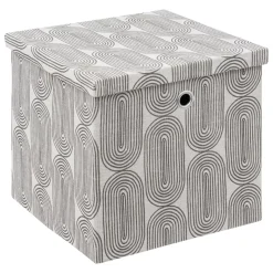 Contenitore (31 x 31 x 31 cm) Rainbow Grigio
