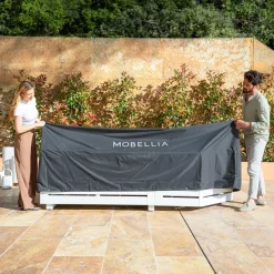 Best Copertura impermeabile per salotto da giardino (250 x 250 cm) Grigio Accessori E Cuscini|Copertura Protettiva