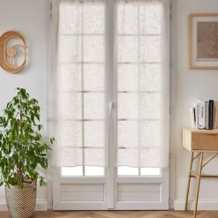Clearance Coppia di tende a occhielli effetto lino (60 x 160 cm) Robin Tortora Tende Trasparenti