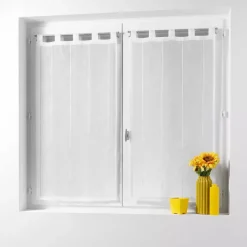 Sale Coppia di tendine trasparenti (60 x 120 cm) Linahe Tende Trasparenti