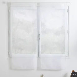 Sale Coppia di tendine trasparenti (60 x 160 cm) Feuilles Tende Trasparenti