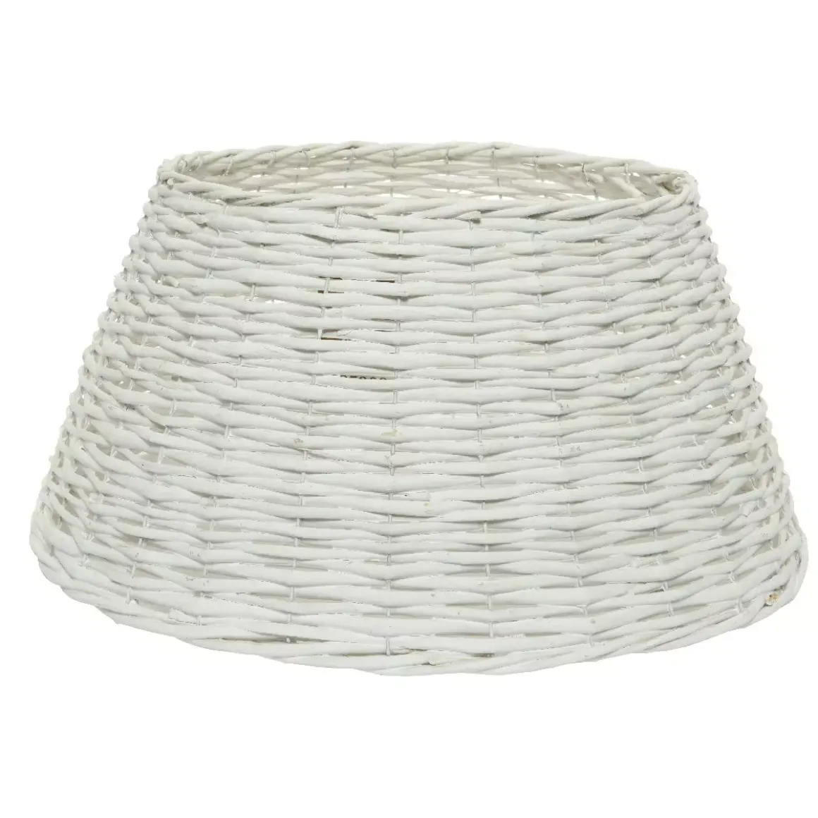 Copri base albero vimini (D57 cm) Salice intrecciato Bianco