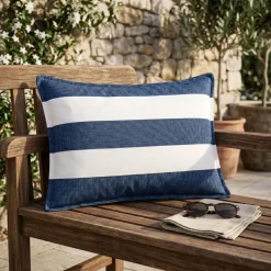 Clearance Copricuscino da esterno rettangolare idrorepellente (40 x 60 cm) Noa mezzanotte Cuscino Decorativo Per Esterno|Accessori E Cuscini