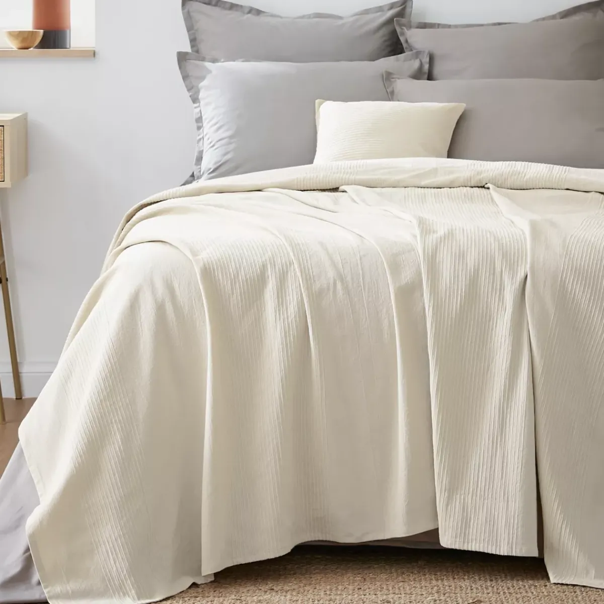 Best Copriletto cotone (180 x 220 cm) Léa pampa Plaid E Teli Copritutto|Copriletti, Trapuntine E Runner Letto