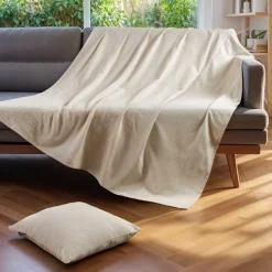 Best Copriletto cotone Léa pampa Plaid E Teli Copritutto|Copriletti, Trapuntine E Runner Letto