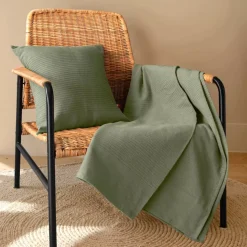 Copriletto cotone Léa Plaid E Teli Copritutto|Copriletti, Trapuntine E Runner Letto