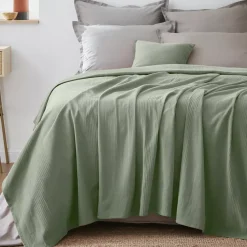 Hot Copriletto cotone (180 x 220 cm) Léa Plaid E Teli Copritutto|Copriletti, Trapuntine E Runner Letto