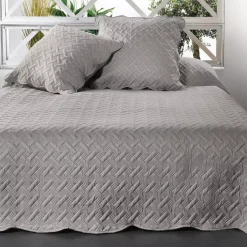 Best Copriletto e due federe quadrate Californie chiaro Copriletti, Trapuntine E Runner Letto