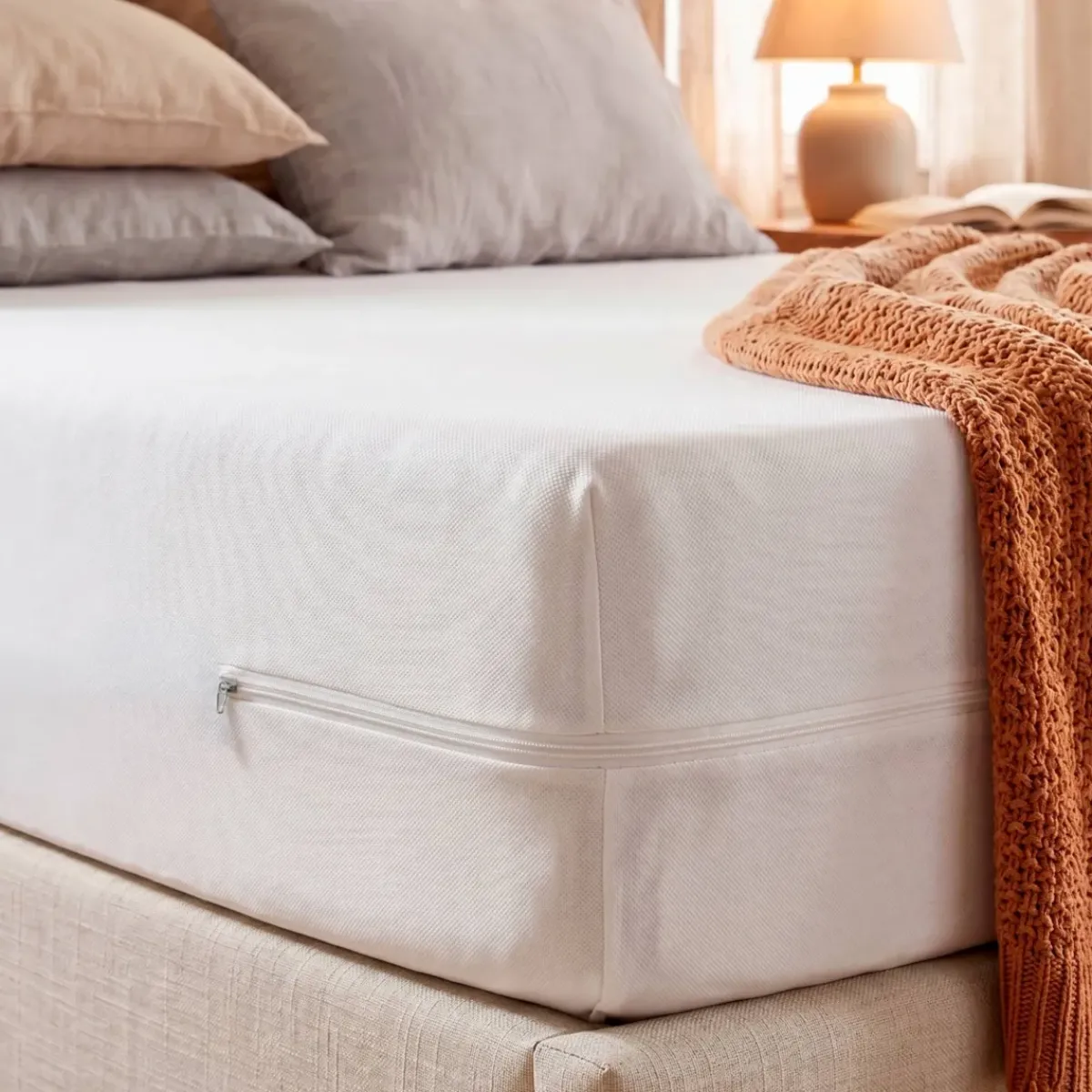 Coprimaterasso integrale anti-cimici del letto (140 cm) Ombeline Accessori Letto