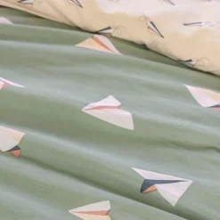 Outlet Copripiumino e due federe bambino cotone (200 x 200 cm) Petits papiers Biancheria Da Letto Bambini