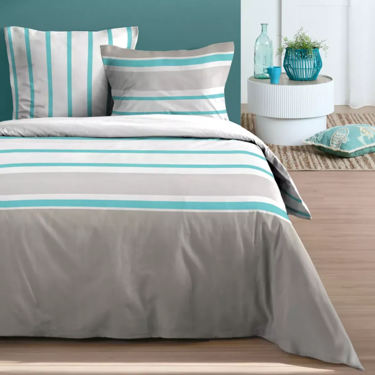 Best Copripiumino e due federe in cotone (240 x 220 cm) Barbados Completi Letto