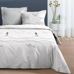 Online Copripiumino e due federe in cotone Bordemer Completi Letto