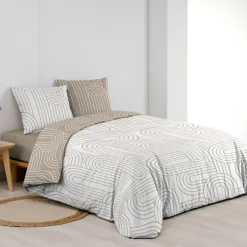 Online Copripiumino e due federe in cotone Modul Copripiumini|Completi Letto
