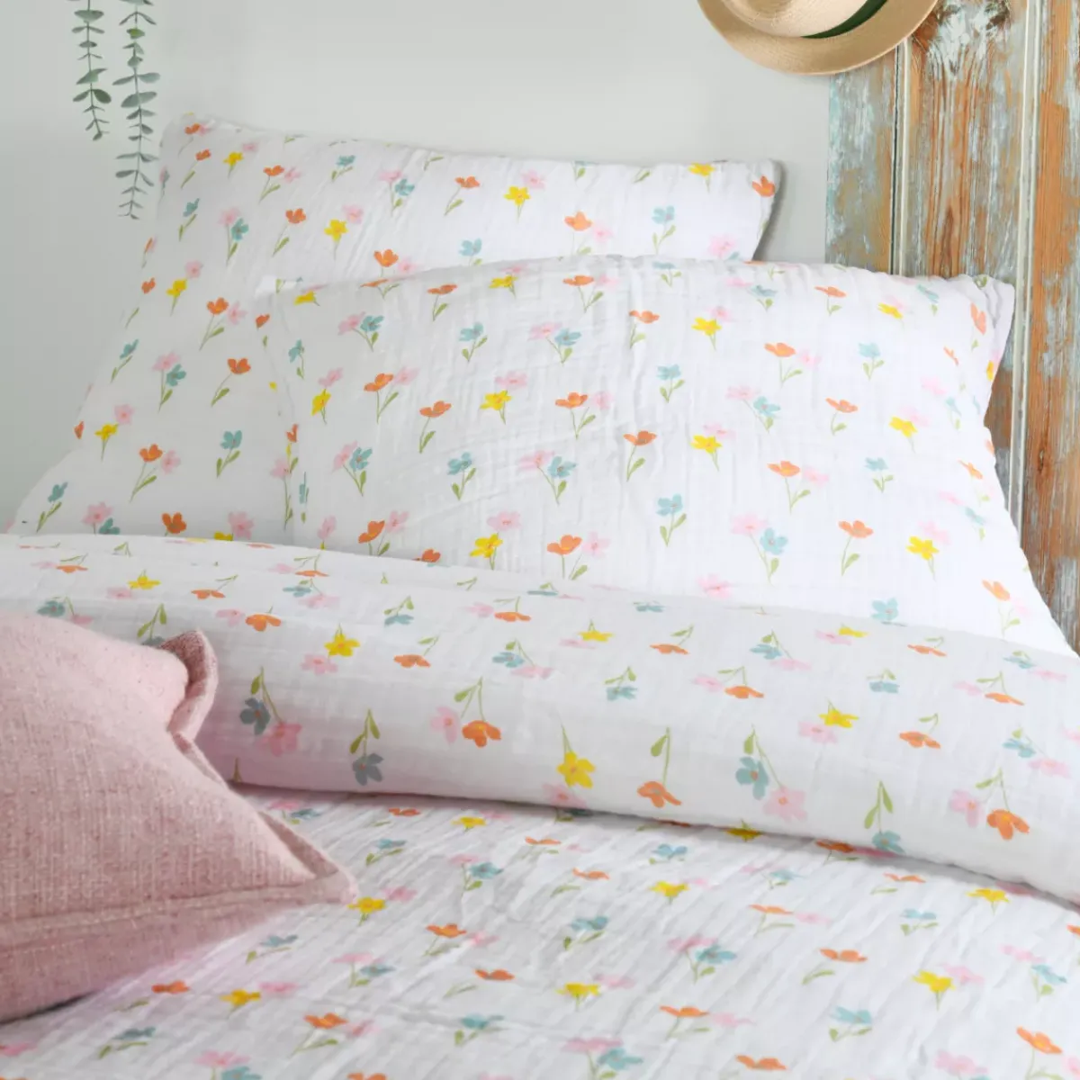 New Copripiumino e due federe in doppio cotone (240 x 220 cm) Heloise Copripiumini|Completi Letto