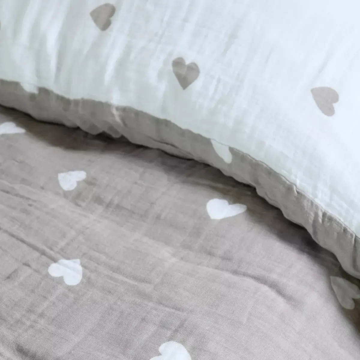 Clearance Copripiumino e due federe in doppio cotone Charmy Copripiumini|Completi Letto