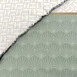 Sale Copripiumino e due federe quadrate percolle di cotone (260 cm) Belor Copripiumini|Completi Letto