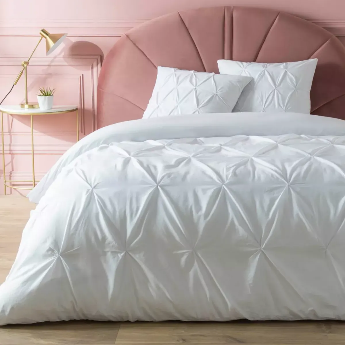 Copripiumino e due federe quadrate cotone Heloise Copripiumini|Completi Letto
