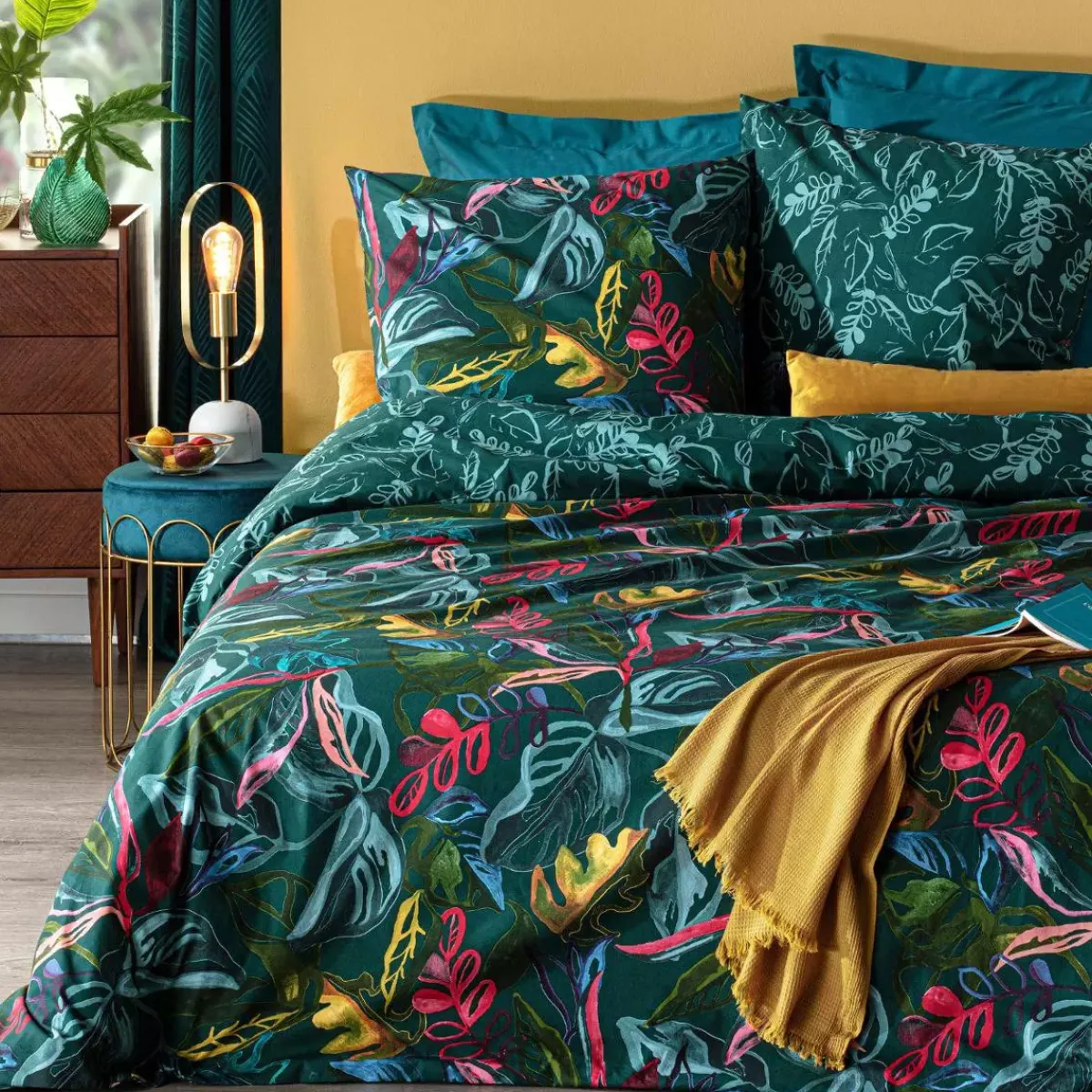 Clearance Copripiumino e due federe quadrate cotone (240 cm) Selva Copripiumini|Completi Letto