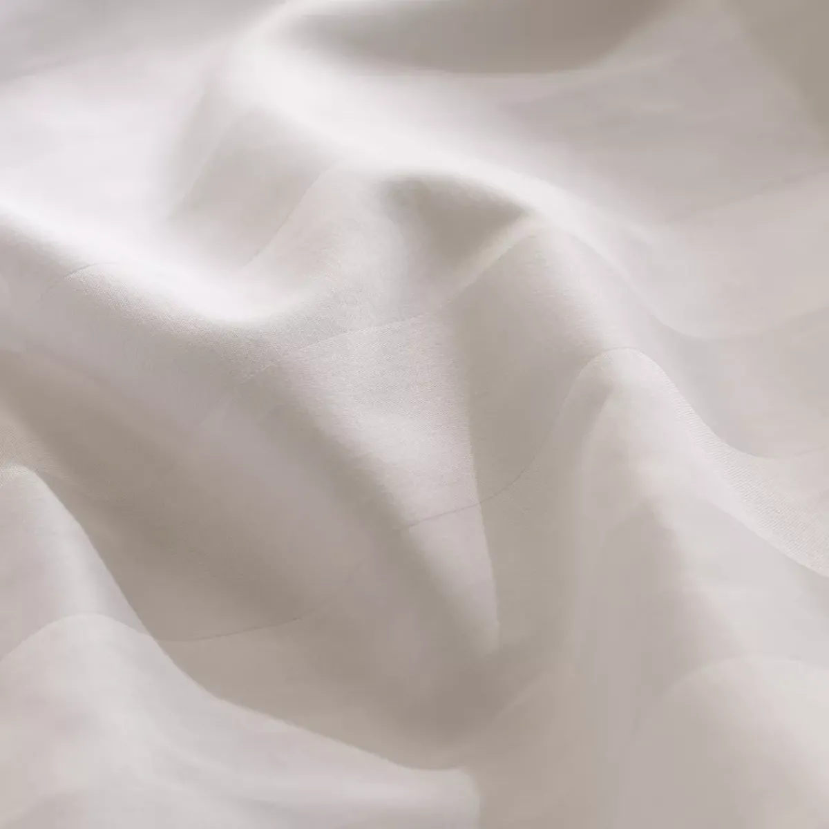 Online Copripiumino e due federe raso di cotone (260 x 240 cm) Isadora Bianco Copripiumini|Completi Letto
