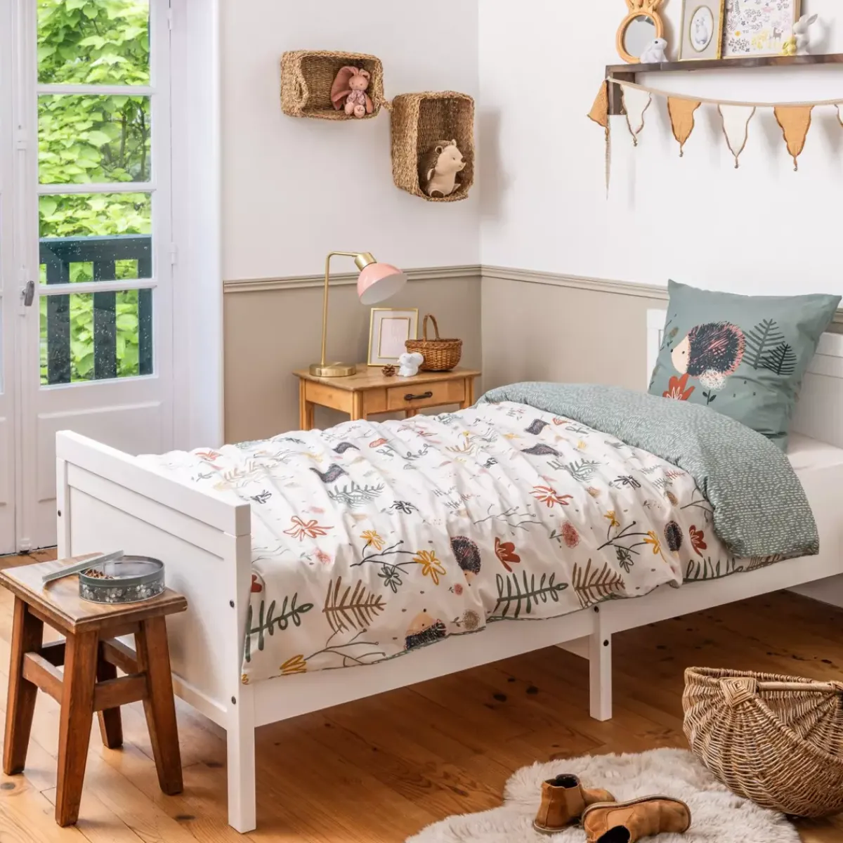 Discount Copripiumino e una federa bambino cotone (140 x 200 cm) Polisson Biancheria Da Letto Bambini
