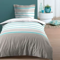 Outlet Copripiumino e una federa in cotone (140 x 200 cm) Barbados Completi Letto