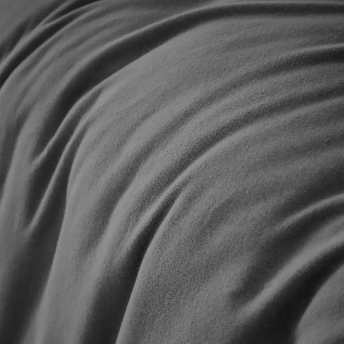 Copripiumino flanella di cotone (200 x 200 cm) Nina Grigio Copripiumini