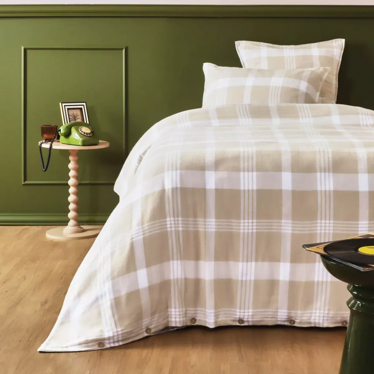 Hot Copripiumino flanella di cotone (140 x 200 cm) Nina Copripiumini