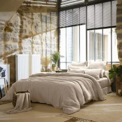 Sale Copripiumino garza di cotone (240 x 220 cm) Gaïa pampa Copripiumini