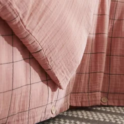 Discount Copripiumino garza di cotone (240 x 220 cm) Gaïa Match Copripiumini