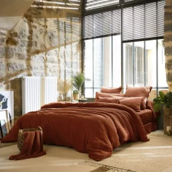 Discount Copripiumino garza di cotone (240 x 220 cm) Gaïa Copripiumini