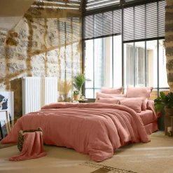 Outlet Copripiumino garza di cotone (260 x 240 cm) Gaïa Copripiumini