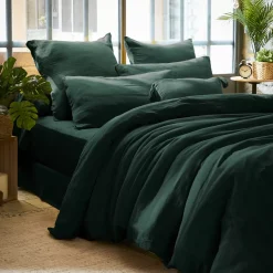 Discount Copripiumino garza di cotone (260 x 240 cm) Gaïa Copripiumini