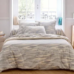 Discount Copripiumino in cotone lavato (260 x 240 cm) Onde Copripiumini