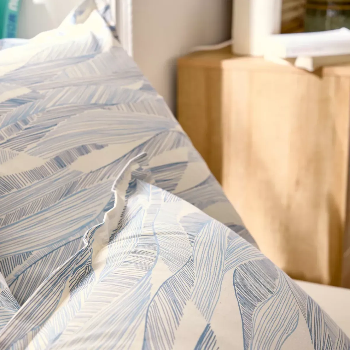 Clearance Copripiumino in cotone lavato Onde Copripiumini