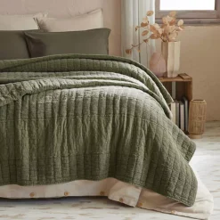 Discount Copripiumino in cotone trapuntato (220 x 240 cm) Lena Copriletti, Trapuntine E Runner Letto
