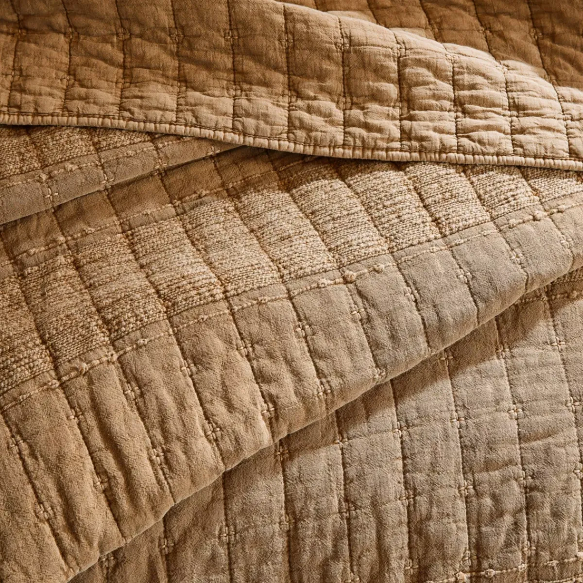 Outlet Copripiumino in cotone trapuntato (220 x 240 cm) Lena Copriletti, Trapuntine E Runner Letto