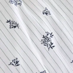 Discount Copripiumino in garza di cotone reversibile (140 x 200 cm) Gaïa iris Blu Copripiumini