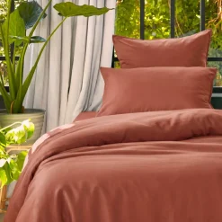 Hot Copripiumino in lyocell Tencel™ lavato (140 x 200 cm) Olivia Copripiumini|Completi Letto