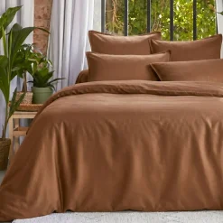 Clearance Copripiumino in lyocell Tencelâ„¢ lavato (200 x 200 cm) Olivia Copripiumini|Completi Letto