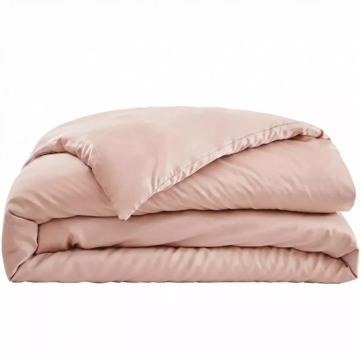 Outlet Copripiumino in satin di bambù (200 x 200 cm) Sienna Rose blush Copripiumini