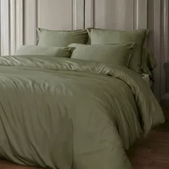 New Copripiumino in satin di bambù (200 x 200 cm) Sienna Copripiumini