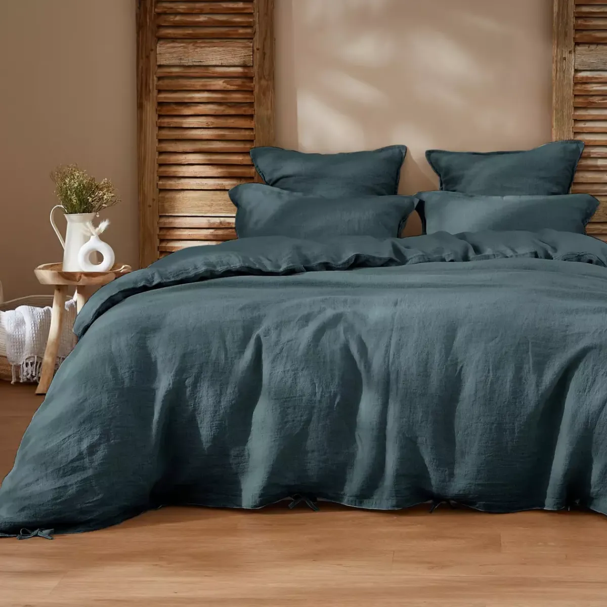Outlet Copripiumino lino lavato (260 cm) Louise Copripiumini
