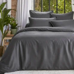 Copripiumino lyocell Tencel™ lavato (240 x 220 cm) Olivia granito Copripiumini|Completi Letto